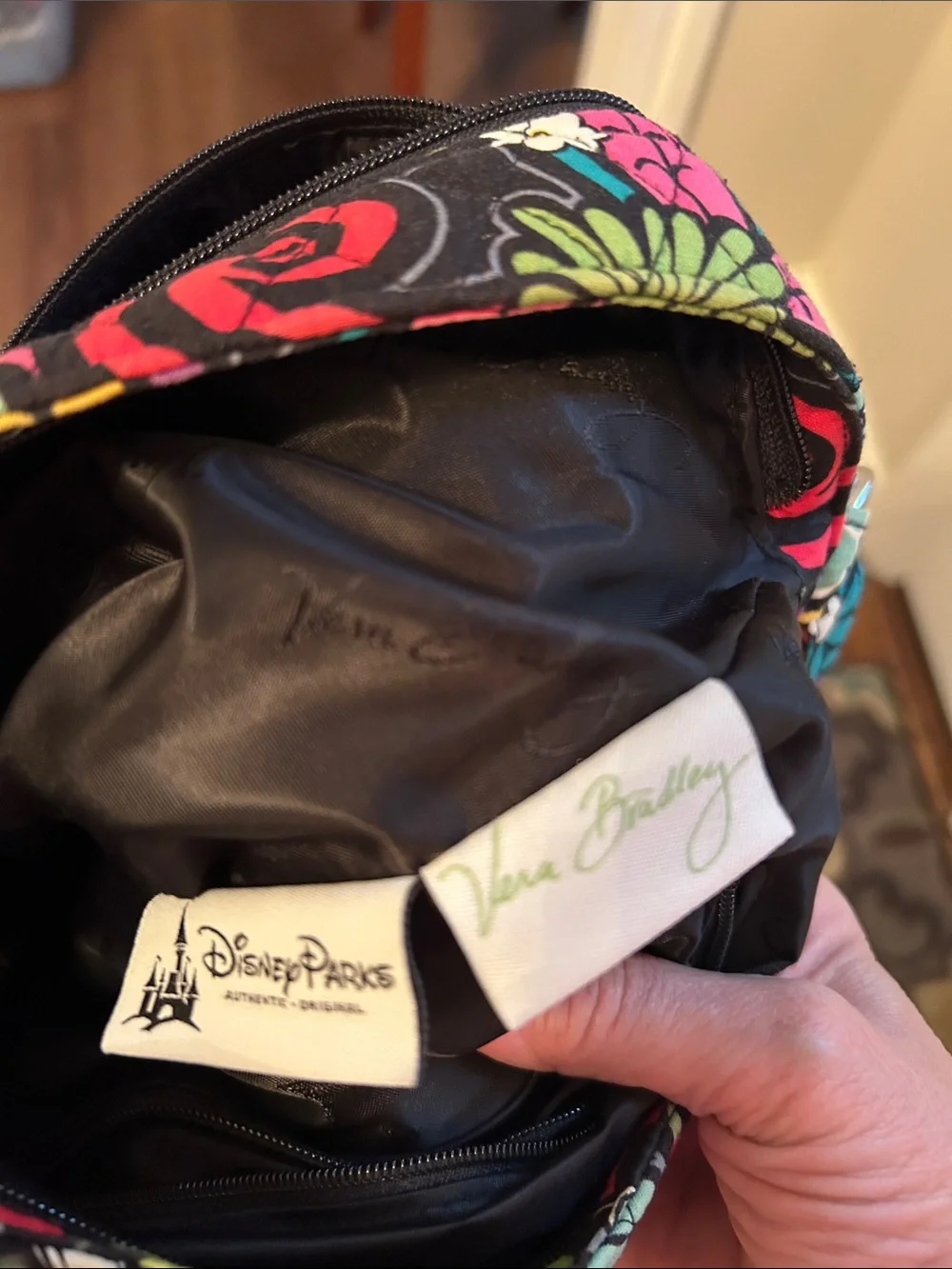 Vera Bradley Disney Parks Mickey Mouse Crossbody Hipster Bag - Picture 6 of 6